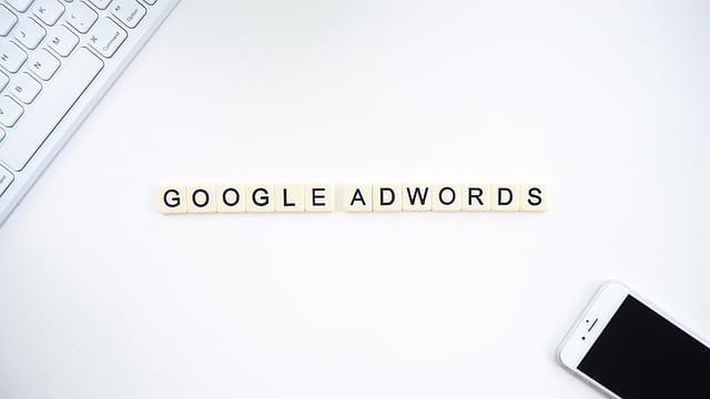 Interface Google Ads pour campagne SEA