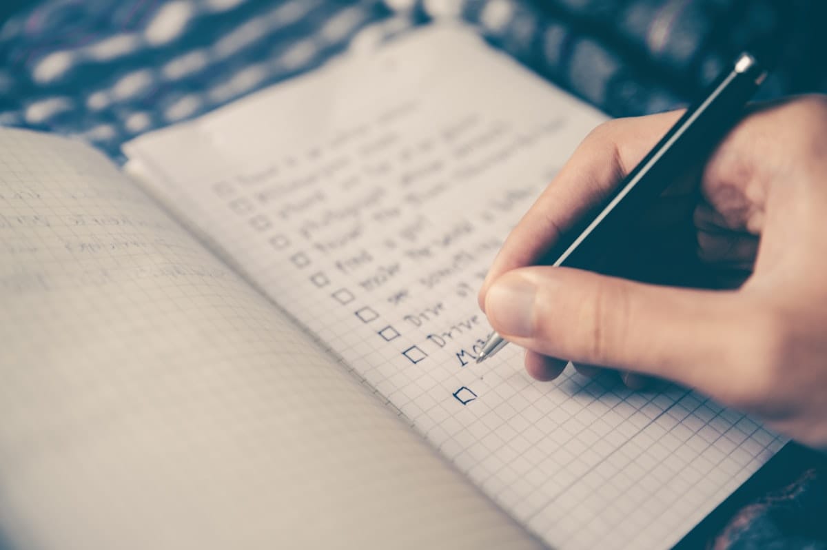 Liste de vérification pour le jour de l'examen BTS NDRC