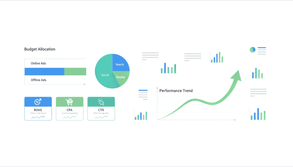 Analyse des performances marketing et publicité pour la formation NDRC.