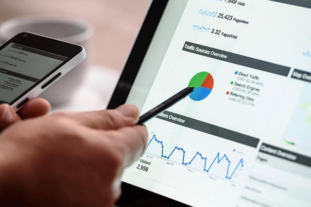 Analyse de données marketing sur tablette pour formation NDRC.